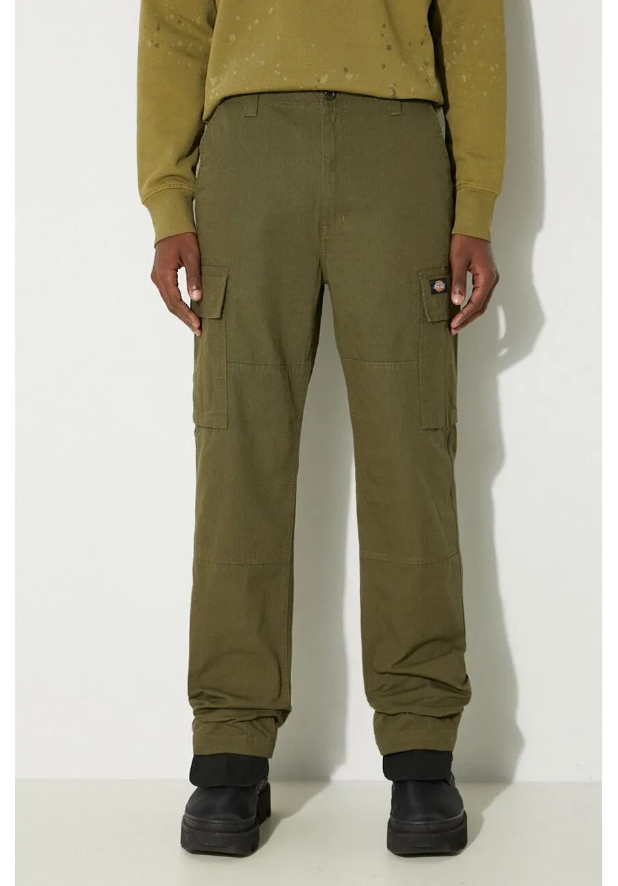 obrazek 1 Dickies spodnie bawełniane EAGLE BEND kolor zielony w fasonie cargo DK0A4X9X