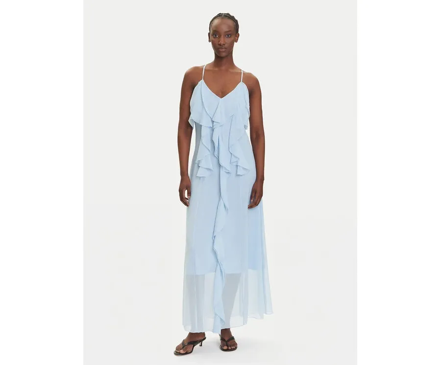 obrazek 1 Vero Moda Sukienka wieczorowa Camille 10336405 Błękitny Regular Fit
