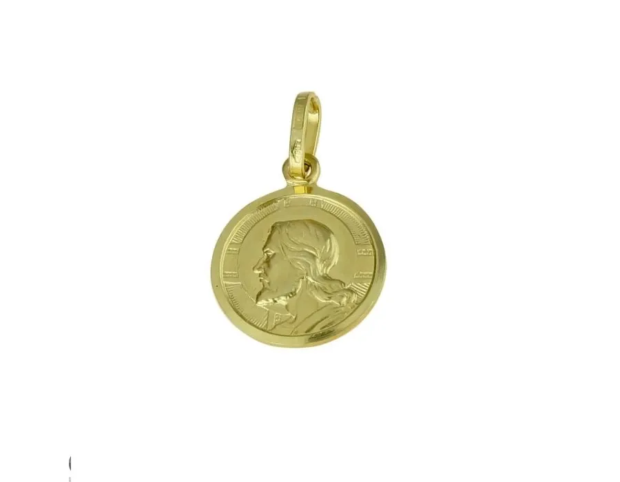 obrazek 1 Medalik ze Świętą Twarzą wybijany śr.13mm.