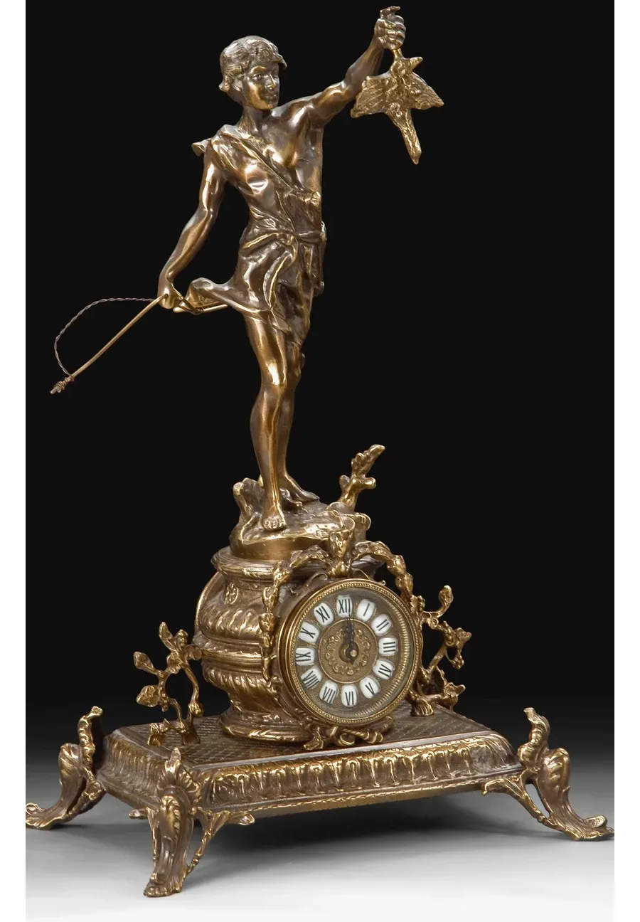 picture 1 Stylish bronze clock to the apartment