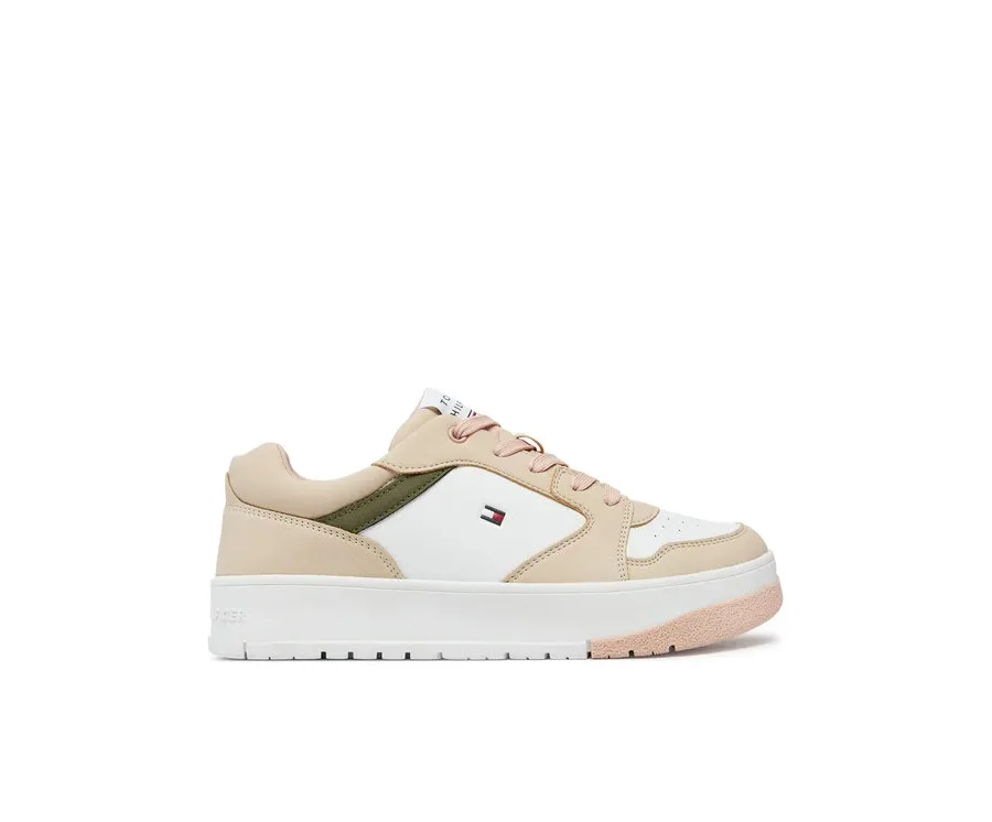 obrazek 1 Tommy Hilfiger Sneakersy Low Cut Lace-Up Sneaker T3A9-33527-1269 S Biały