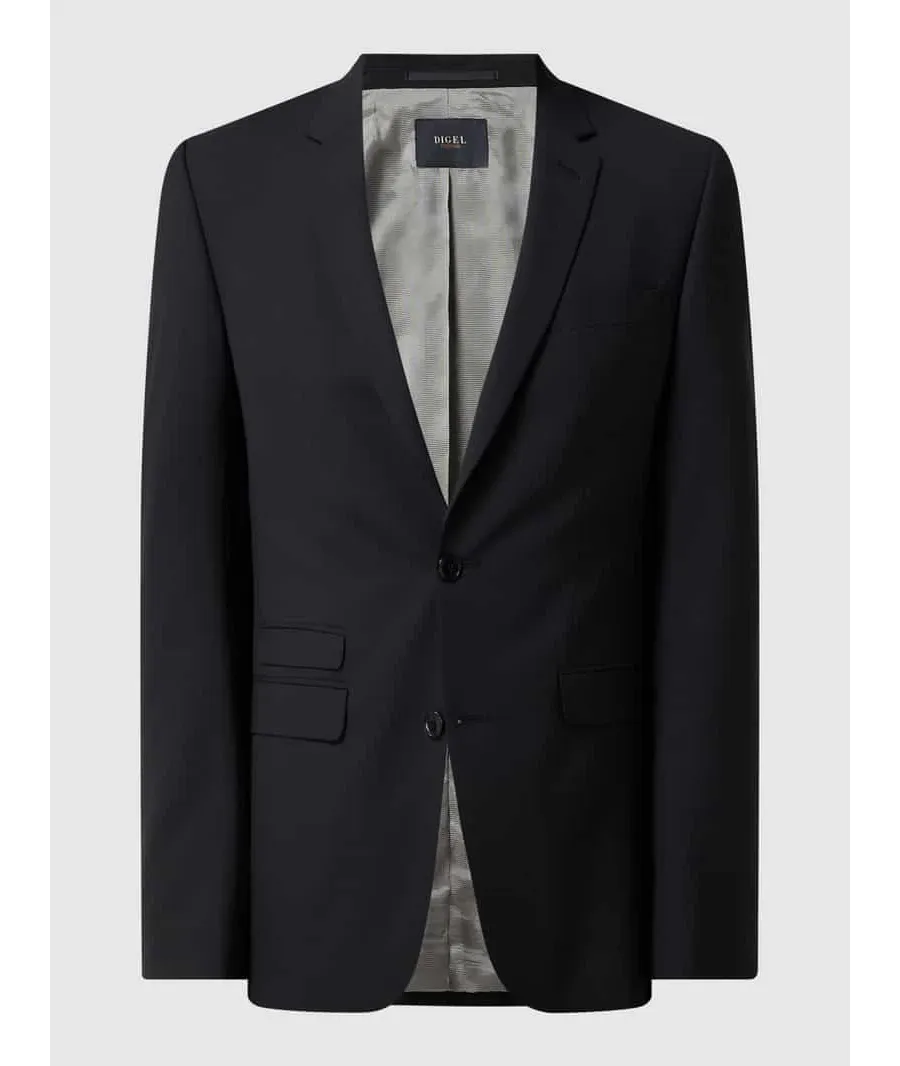 obrazek 1 Spodnie do garnituru o kroju extra slim fit z dodatkiem żywej wełny