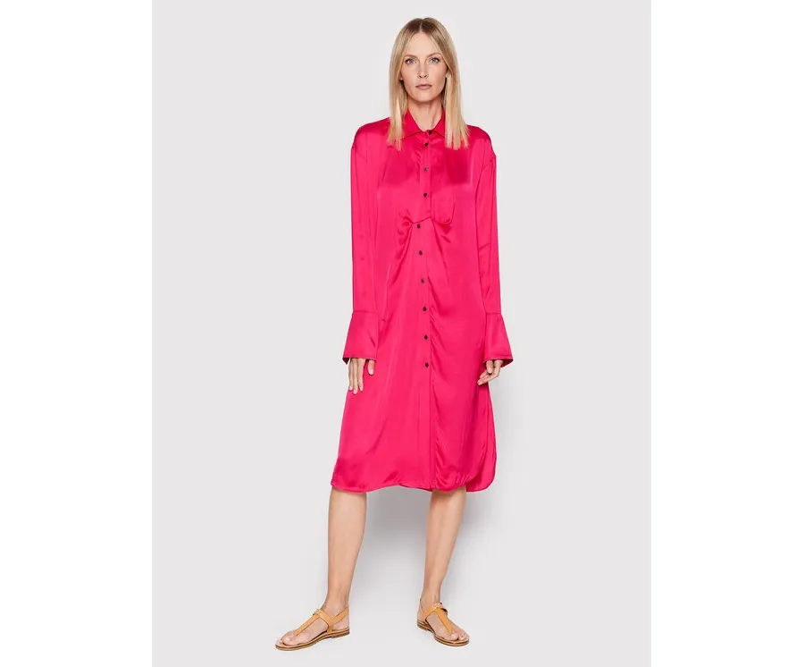 obrazek 1 Herskind Sukienka koszulowa Barba 4422370 Różowy Oversize
