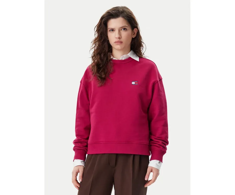 obrazek 1 Tommy Jeans Bluza DW0DW19408 Różowy Boxy Fit