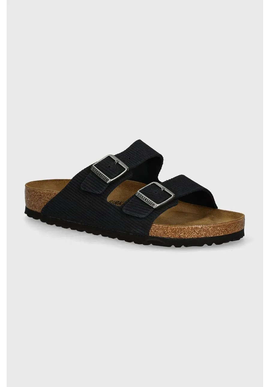 obrazek 1 Birkenstock klapki zamszowe Arizona męskie kolor granatowy 1028257