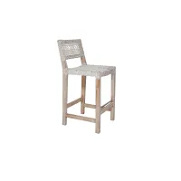 Picture A unique Kross garden stool made of teak wood