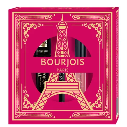 Zdjęcie Bourjois Zestaw (Maskara Twist Up Ultra Black + Kredka Kohl + Błyszczyk Fabuleux Gloss)