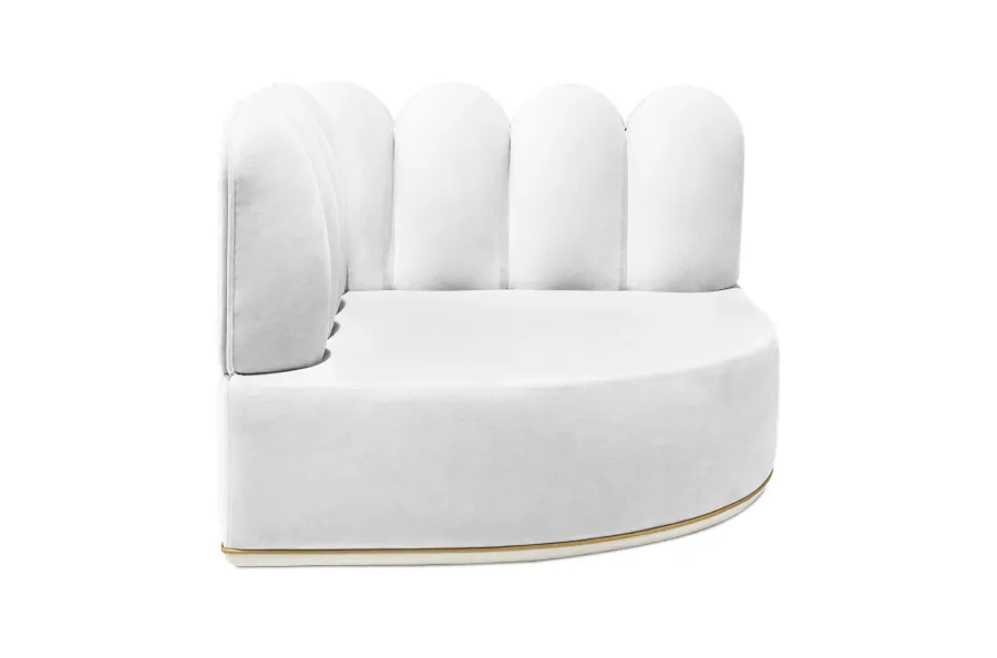 obrazek 2 Ekskluzywna biała sofa dla dzieci