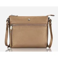 Zdjęcie Stylowa torebka skórzana na ramię z regulowanymi paskami