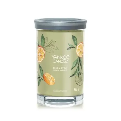 Zdjęcie Yankee Candle Sage & Citrus Signature Large Tumbler Świeca zapachowa 567 g