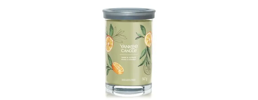obrazek 1 Yankee Candle Sage & Citrus Signature Large Tumbler Świeca zapachowa 567 g