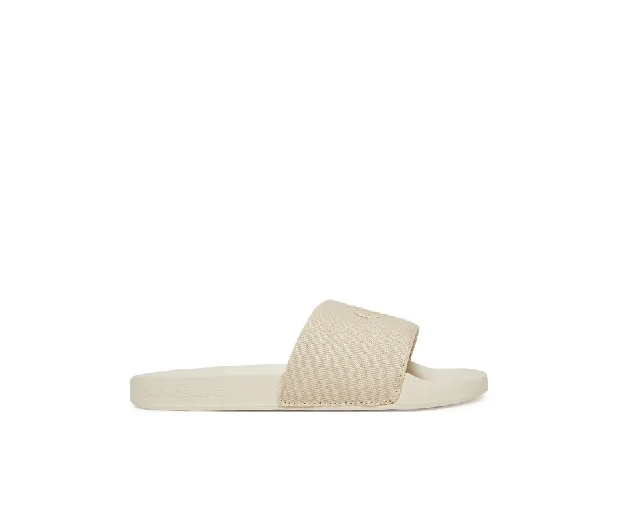 obrazek 1 Calvin Klein Jeans Klapki Slide Monogram Wn YW0YW01835 Écru
