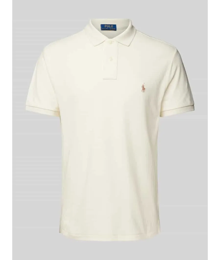 obrazek 1 Koszulka polo o kroju custom fit z czystej bawełny