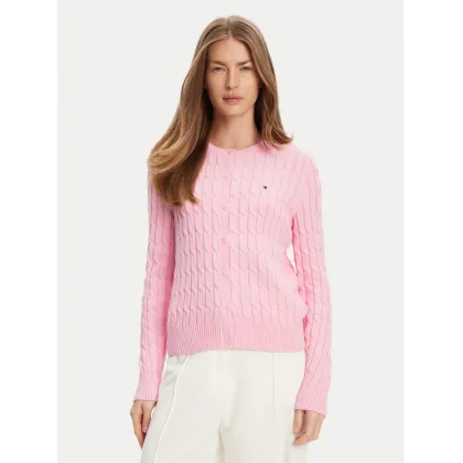Zdjęcie Tommy Hilfiger Kardigan WW0WW46514 Różowy Regular Fit