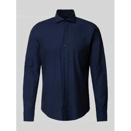 Zdjęcie Koszula biznesowa o kroju slim fit z kołnierzykiem typu kent