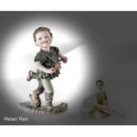 Picture Peter Pan figurine made of porcelain - Sibania