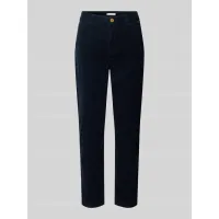 Zdjęcie Spodnie sztruksowe o kroju stretch slim fit z 5 kieszeniami