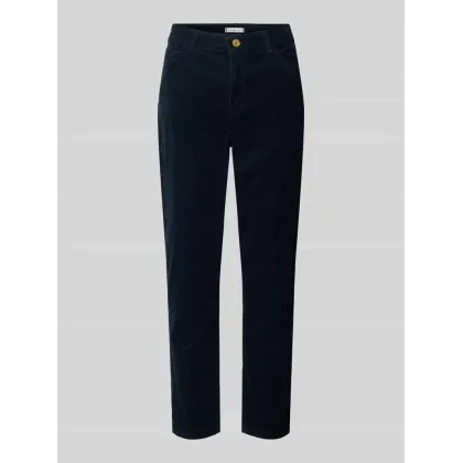 Zdjęcie Spodnie sztruksowe o kroju stretch slim fit z 5 kieszeniami