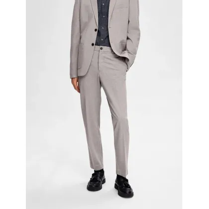 Zdjęcie Selected Homme Spodnie garniturowe 16092485 Szary Slim Fit