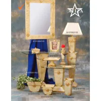 Picture Attractive ceramic mirror for the living room