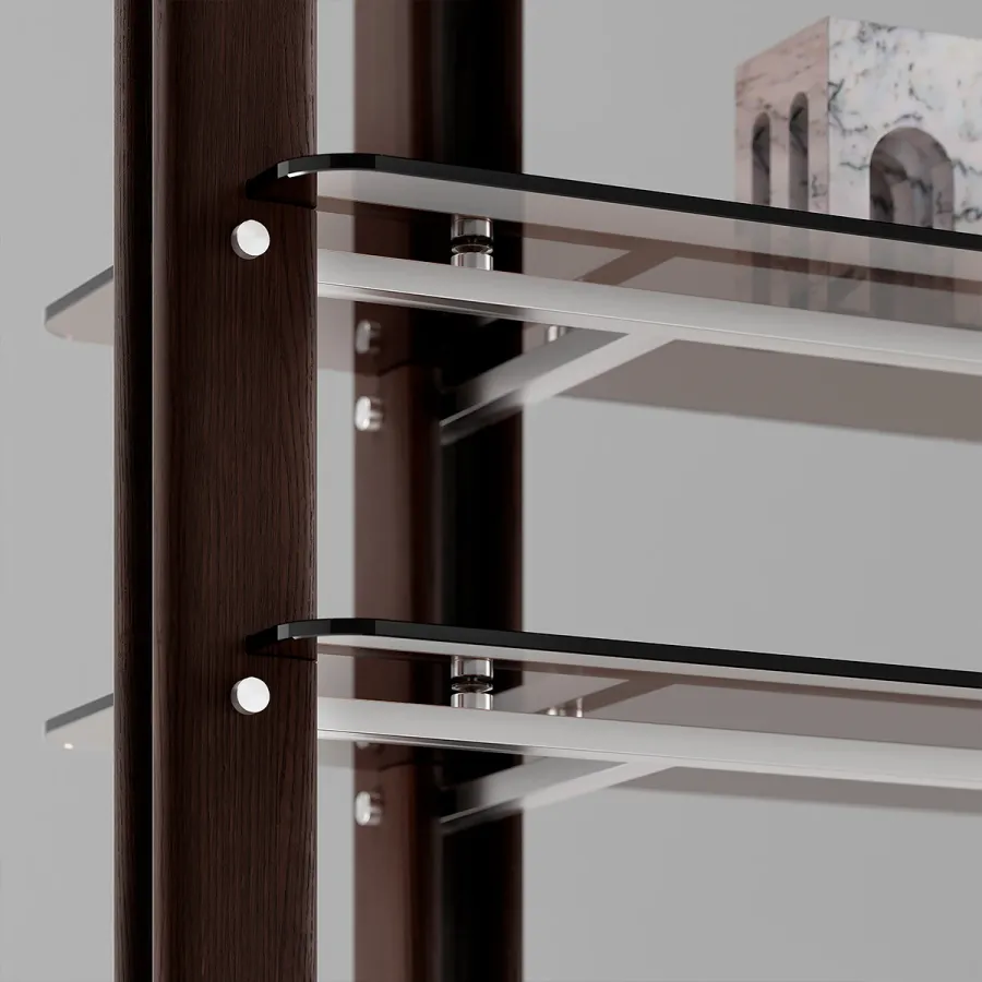 obrazek 26 Wspaniała włoska modernistyczna biblioteczka do salonu lub gabinetu