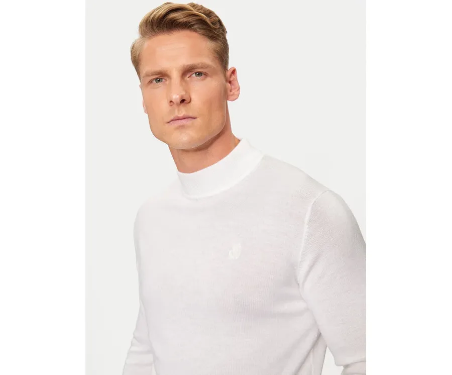 obrazek 1 KARL LAGERFELD Golf 655002 544399 Biały Regular Fit