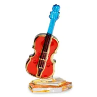 Zdjęcie Szklana figurka wiolonczeli wykonana w Wenecji