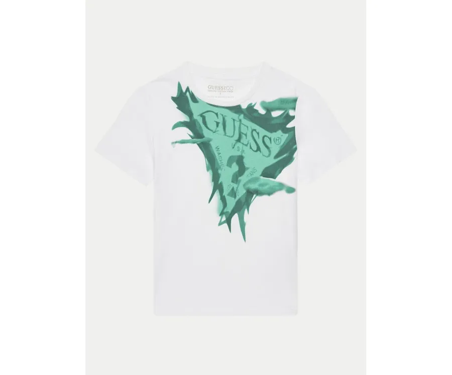 obrazek 1 Guess T-Shirt L5GI20 K8HM4 Biały Regular Fit