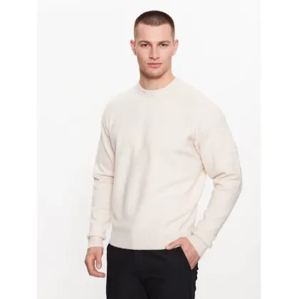 Zdjęcie Calvin Klein Sweter K10K110401 Beżowy Regular Fit
