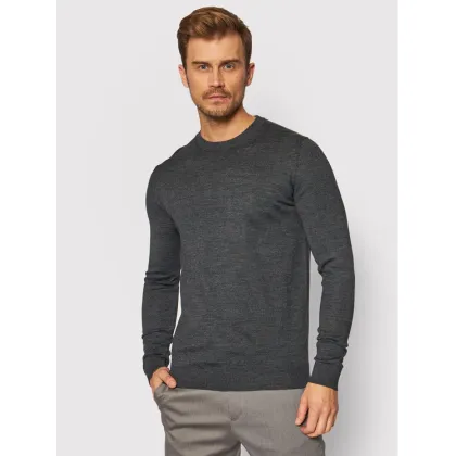 Zdjęcie Selected Homme Sweter Town 16079772 Szary Regular Fit