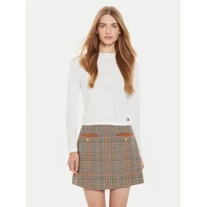 Zdjęcie Tommy Hilfiger Bluzka UW0UW05636 Écru Regular Fit