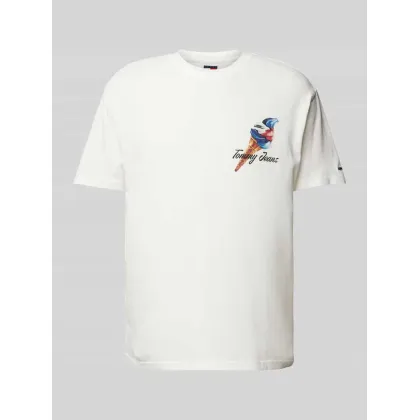 Zdjęcie T-shirt o kroju relaxed fit z wyhaftowanym logo model ‘NOVELTY’
