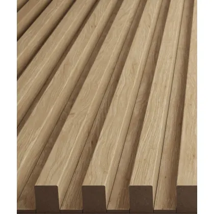 Zdjęcie 275x3x0,6 cm LD - (dąb natura) - 3 cm listwa dystansowa do lameli ściennych