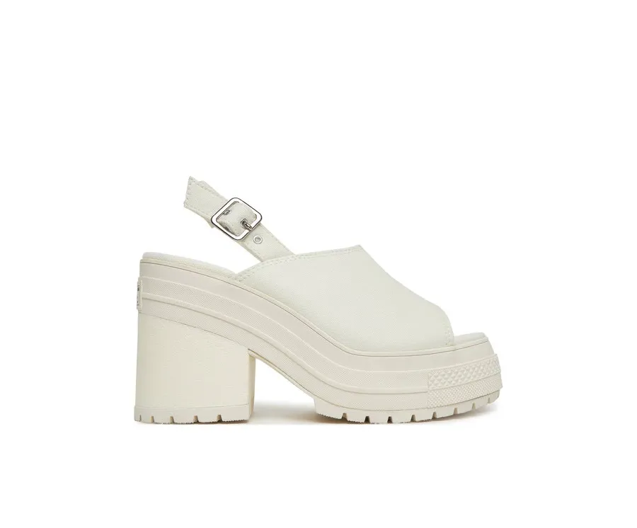 obrazek 1 Converse Sandały Chuck 70 De Luxe Heel Sandal Platform A13796C Écru