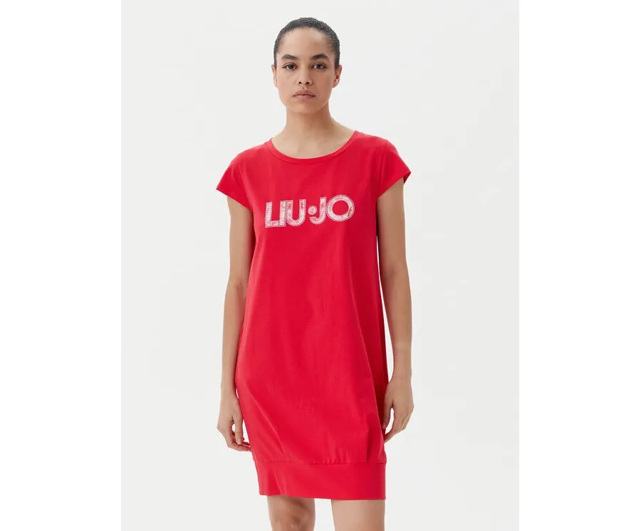 obrazek 1 Liu Jo Beachwear Sukienka codzienna VA5194 JS003 Czerwony Regular Fit