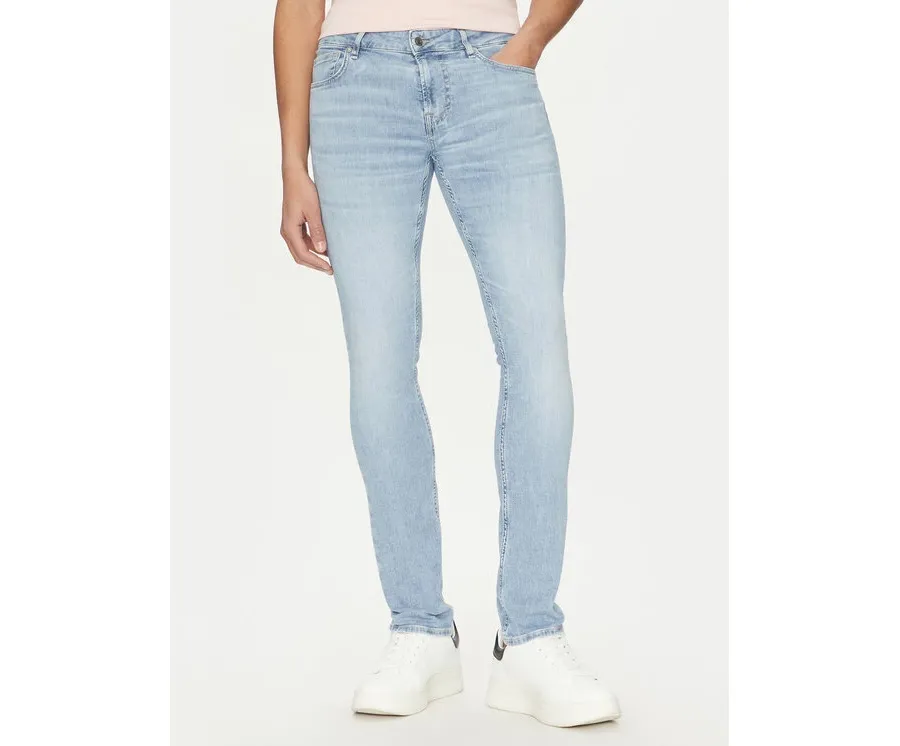 obrazek 1 Guess Jeansy M5GAN1 D5MZ3 Niebieski Slim Fit