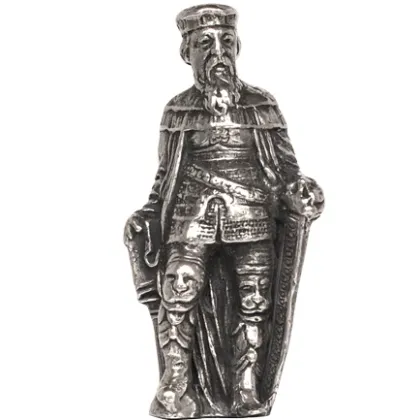 Zdjęcie Oryginalny nóż do otwierania listów z figurką mężczyzny z mieczem