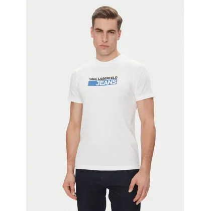 Zdjęcie KARL LAGERFELD T-Shirt A2M17074 Biały Regular Fit