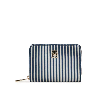 Zdjęcie Tommy Hilfiger Duży Portfel Damski Poppy Summer AW0AW17270 Écru