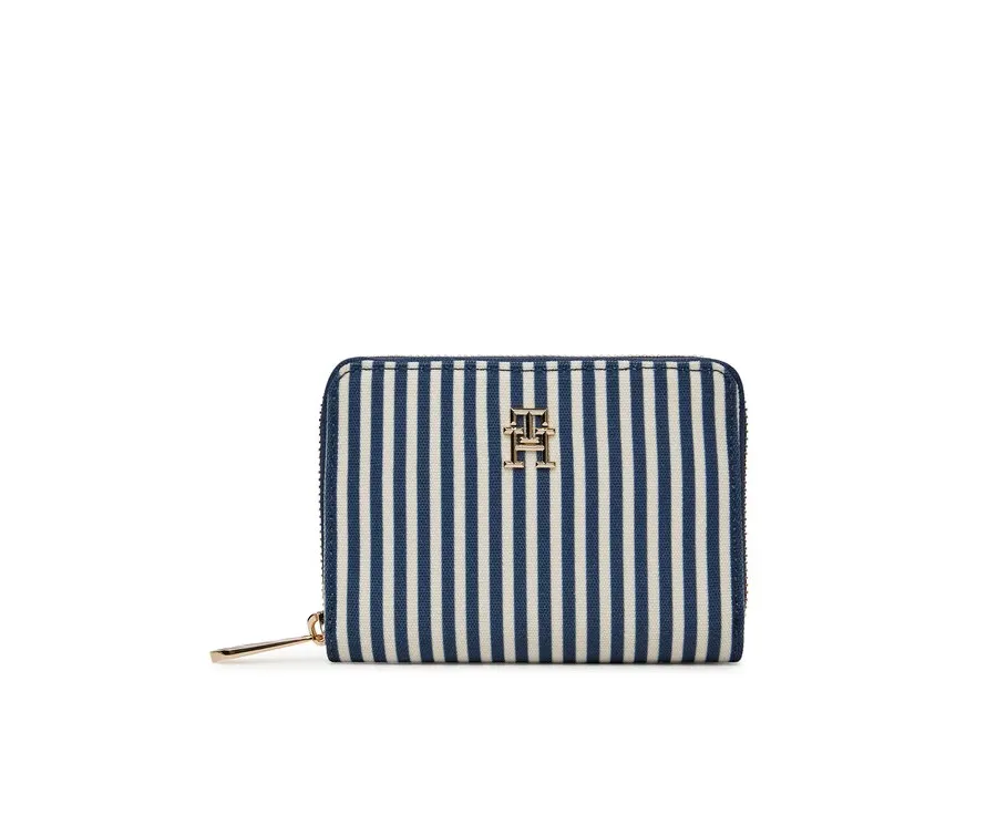 obrazek 1 Tommy Hilfiger Duży Portfel Damski Poppy Summer AW0AW17270 Écru