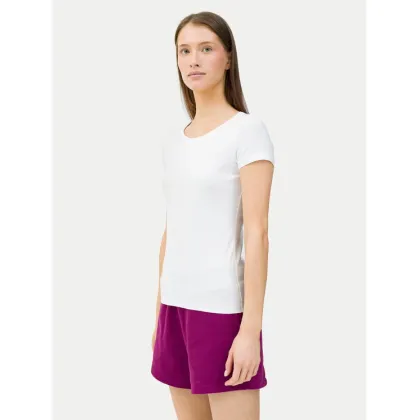 Zdjęcie 4F T-Shirt 4FWSS24TTSHF1161 Biały Slim Fit