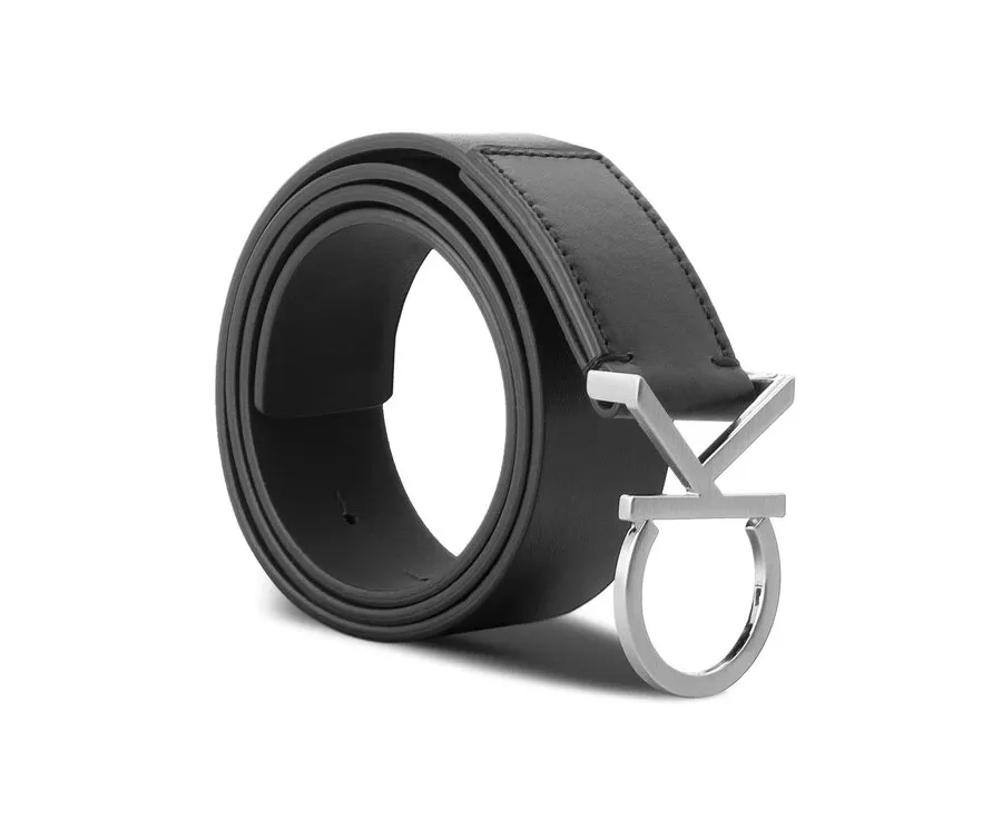 obrazek 1 Calvin Klein Pasek Damski Ck Logo Belt 3.5 K60K602141 80 Czarny