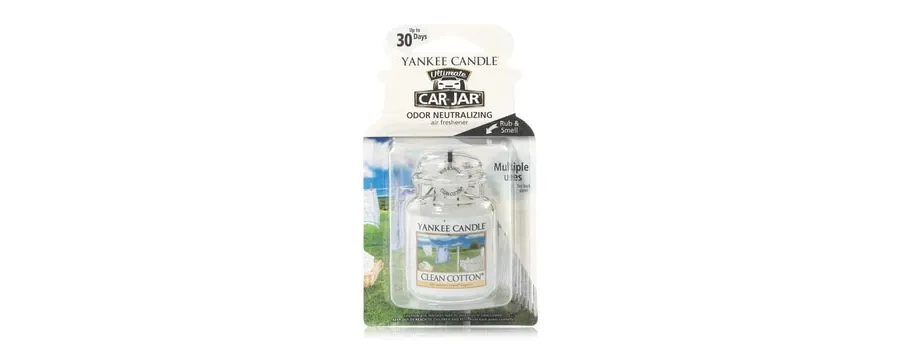 obrazek 1 Yankee Candle Clean Cotton Car Jar Ultimate Świeca zapachowa 1 szt.