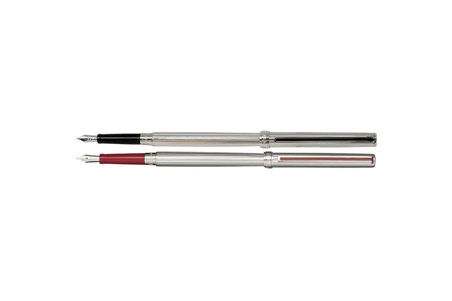 obrazek 1 Sailor Rodowane Pióro Wieczne Chalana Stripe Maroon