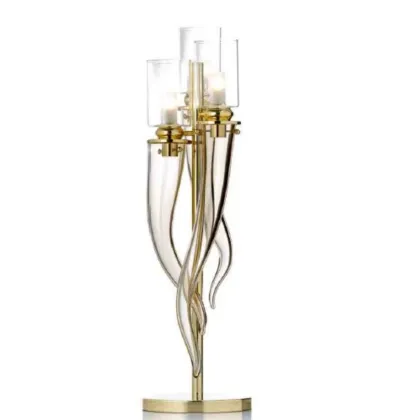 Zdjęcie Lampa stołowa z miodowymi rogami Murano Elements – Il Paralume Marina