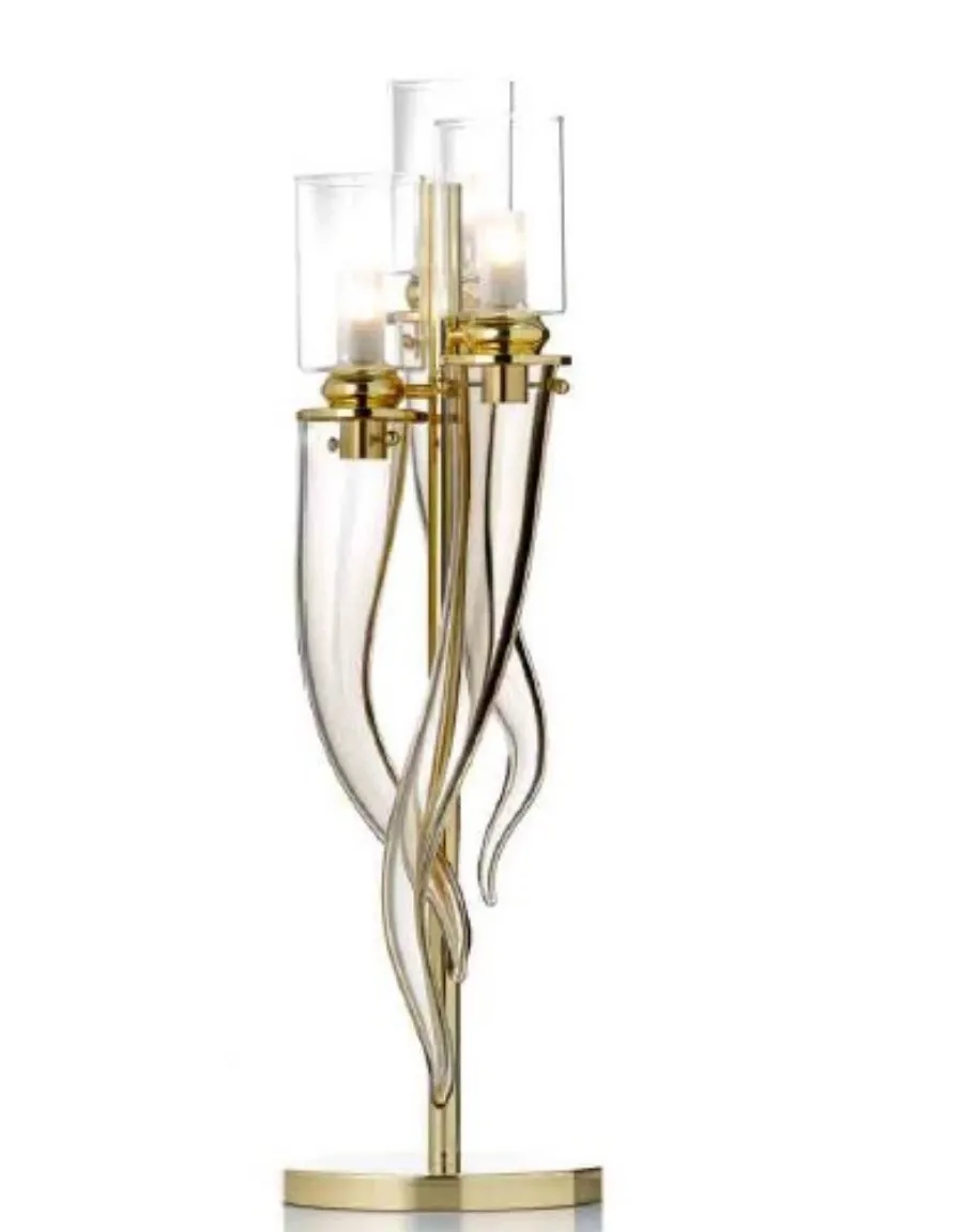 obrazek 1 Lampa stołowa z miodowymi rogami Murano Elements – Il Paralume Marina