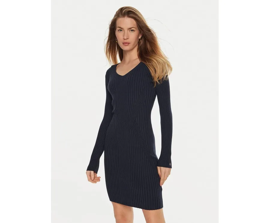 obrazek 1 Guess Sukienka dzianinowa Isabella W4BK07 Z3HP2 Granatowy Slim Fit