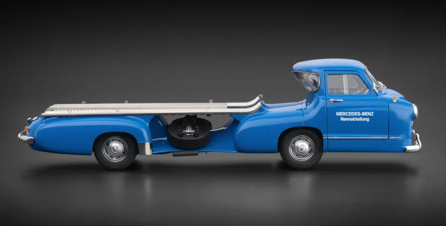 obrazek 3 Transporter samochodów wyścigowych Mercedes-Benz The blue Wonder, 1954/55
