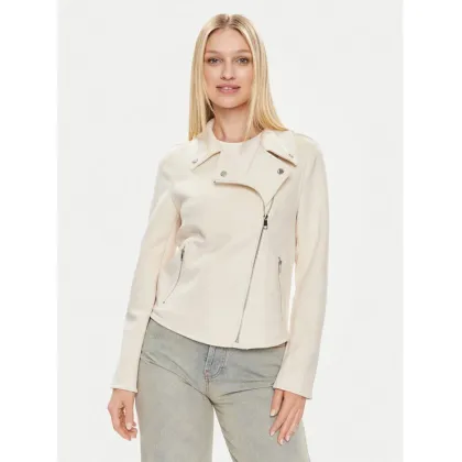 Zdjęcie s.Oliver Kurtka z imitacji skóry 2141140 Écru Regular Fit