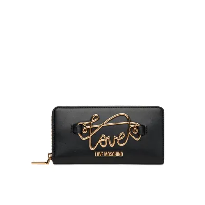 Zdjęcie LOVE MOSCHINO Duży Portfel Damski JC5733PP0MKG0000 Czarny